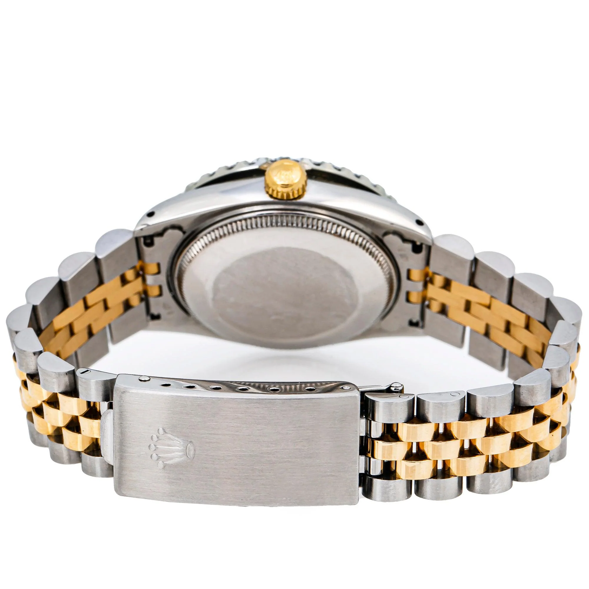 Rolex Datejust 31MM 68273 Pink Diamond Dial Diamond Bezel Two Tone Yellow Gold Jubilee Bracelet - Image 6