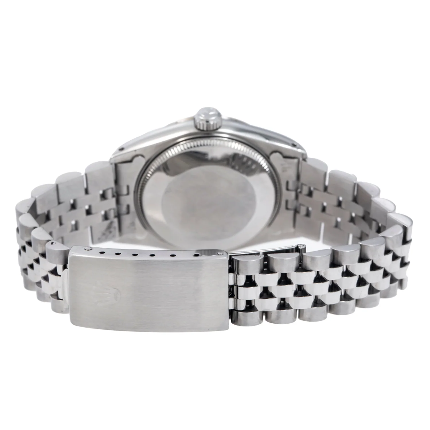 Rolex Datejust 31MM 68274 Silver Diamond Dial Fluted Bezel Stainless Steel Jubilee Bracelet - Image 6