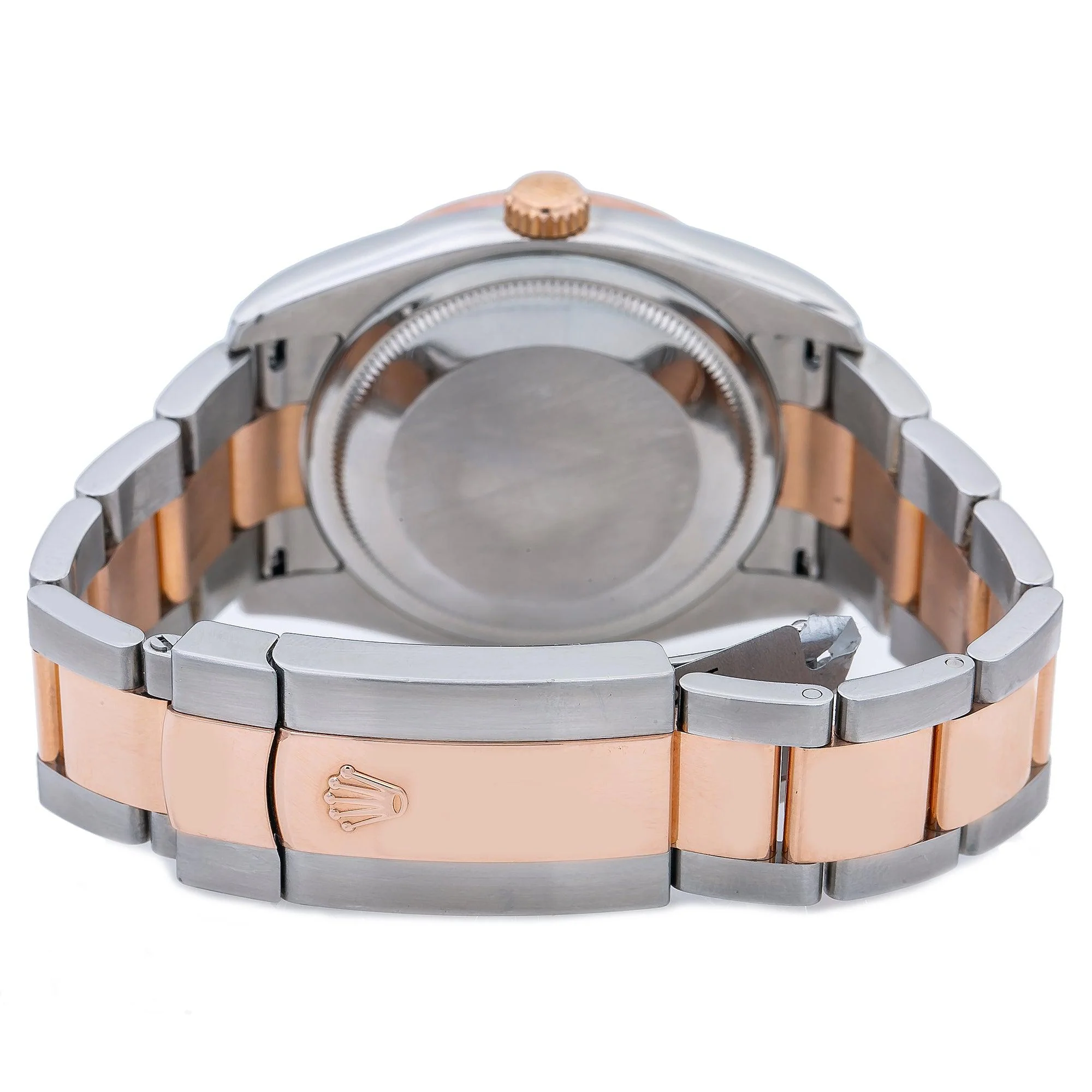 Rolex Datejust 36MM 116231 Pink Dial Diamond Bezel Two Tone Rose Gold Oyster Bracelet 1.05ct - Image 6