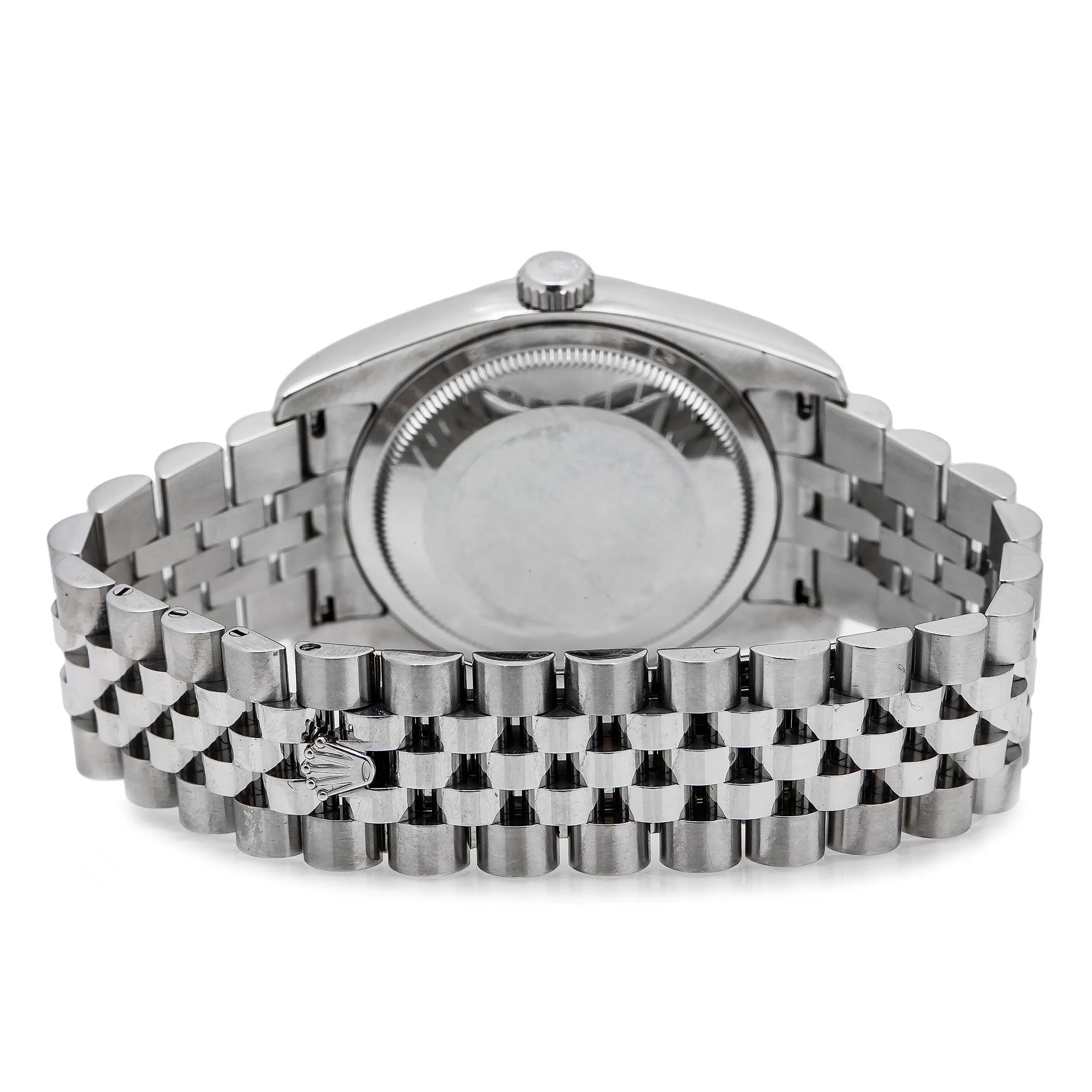 Rolex Datejust 36MM 116234 Black Dial Fluted Bezel Stainless Steel Jubilee Bracelet - Image 6