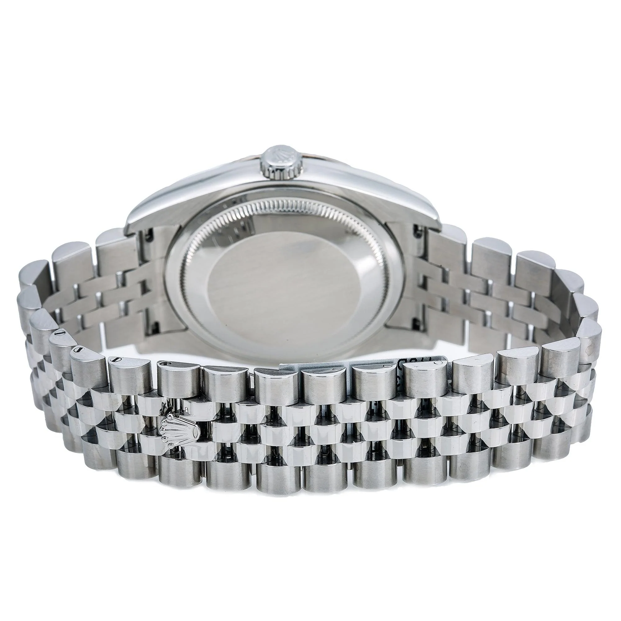 Rolex Datejust 36MM 116234 White Mother of Pearl Roman Dial Fluted Bezel Stainless Steel Jubilee Bracelet - Image 5