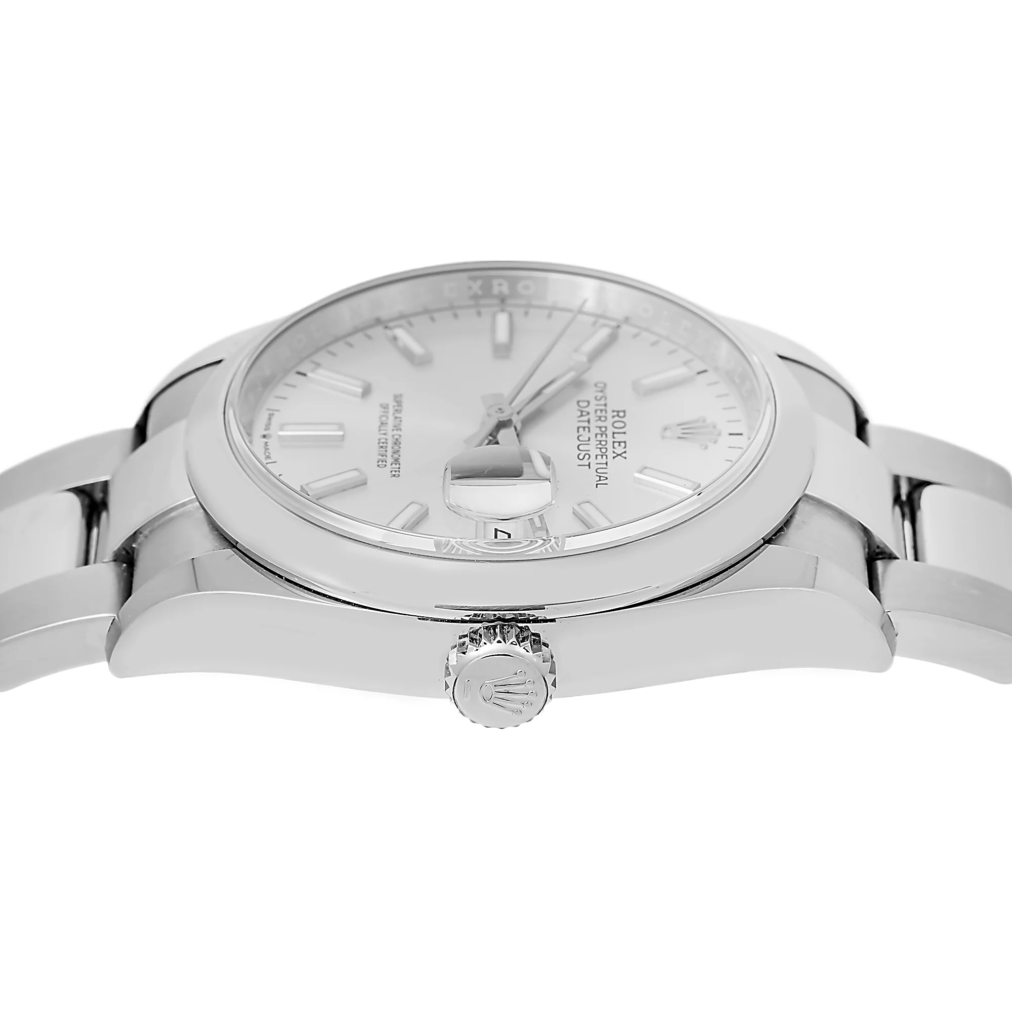 Rolex Datejust 36MM 126200 Silver Dial Smooth Bezel Stainless Steel Oyster Bracelet - Image 3