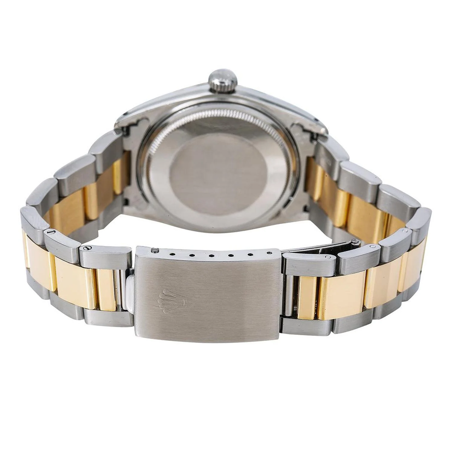 Rolex Datejust 36MM 1600 Blue Diamond Dial Diamond Bezel Two Tone Yellow Gold Oyster Bracelet - Image 5