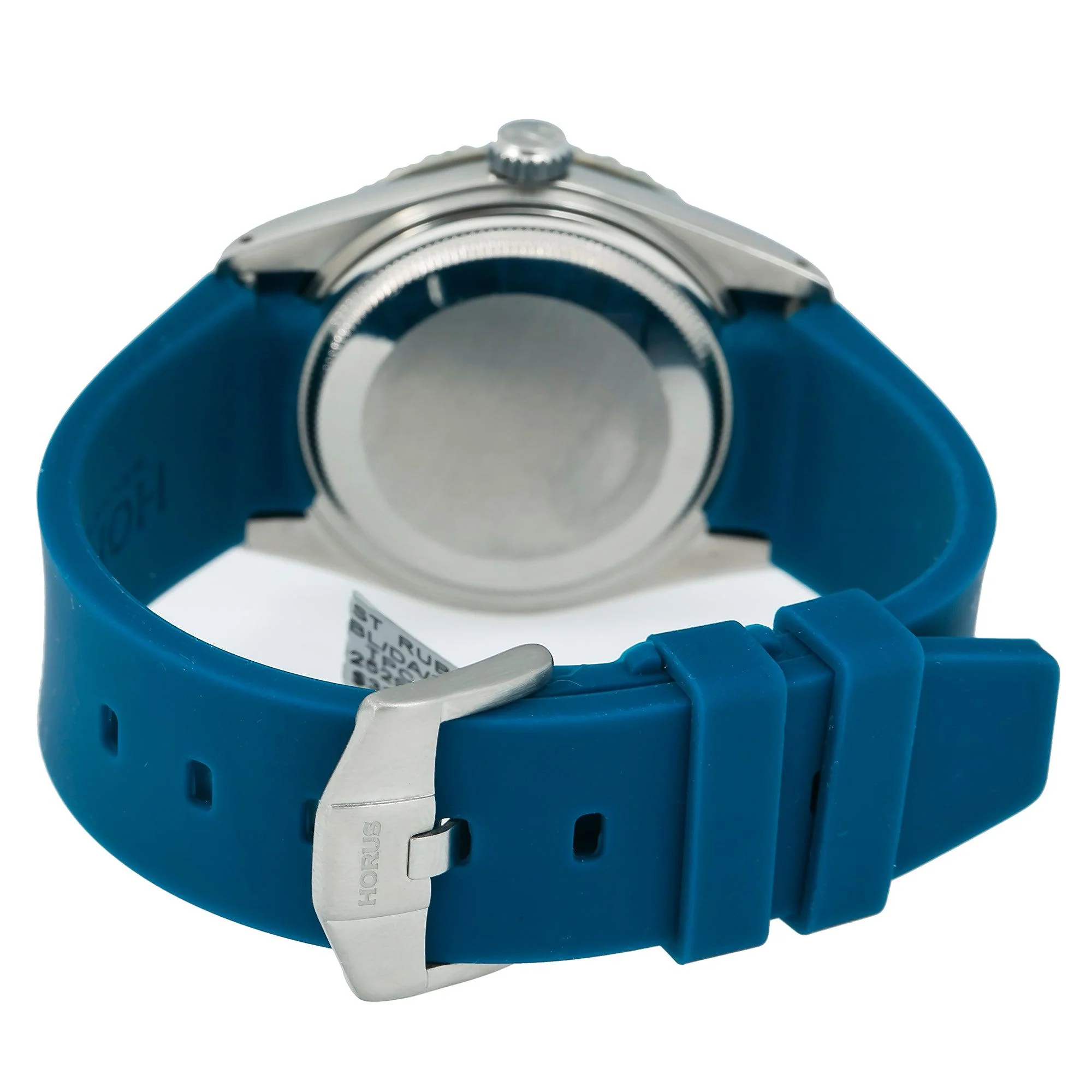 Rolex Datejust 36MM 1601 Blue Diamond Dial Diamond Bezel Blue Rubber Strap - Image 6