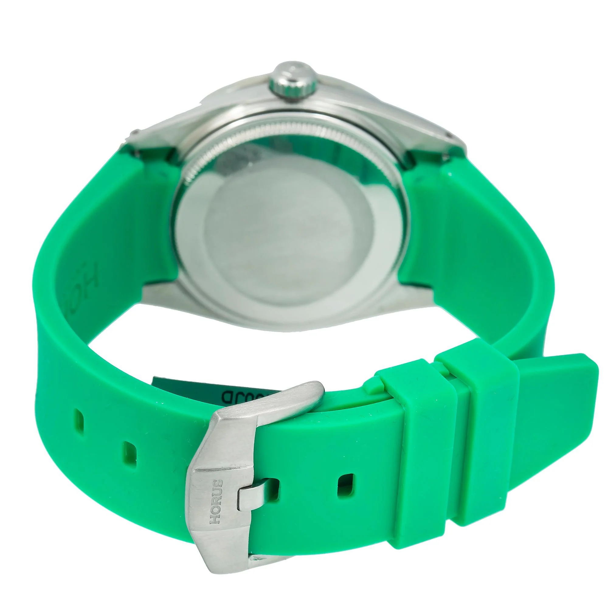 Rolex Datejust 36MM 1601 Turquoise Diamond Dial Diamond Bezel Green Rubber Strap - Image 6