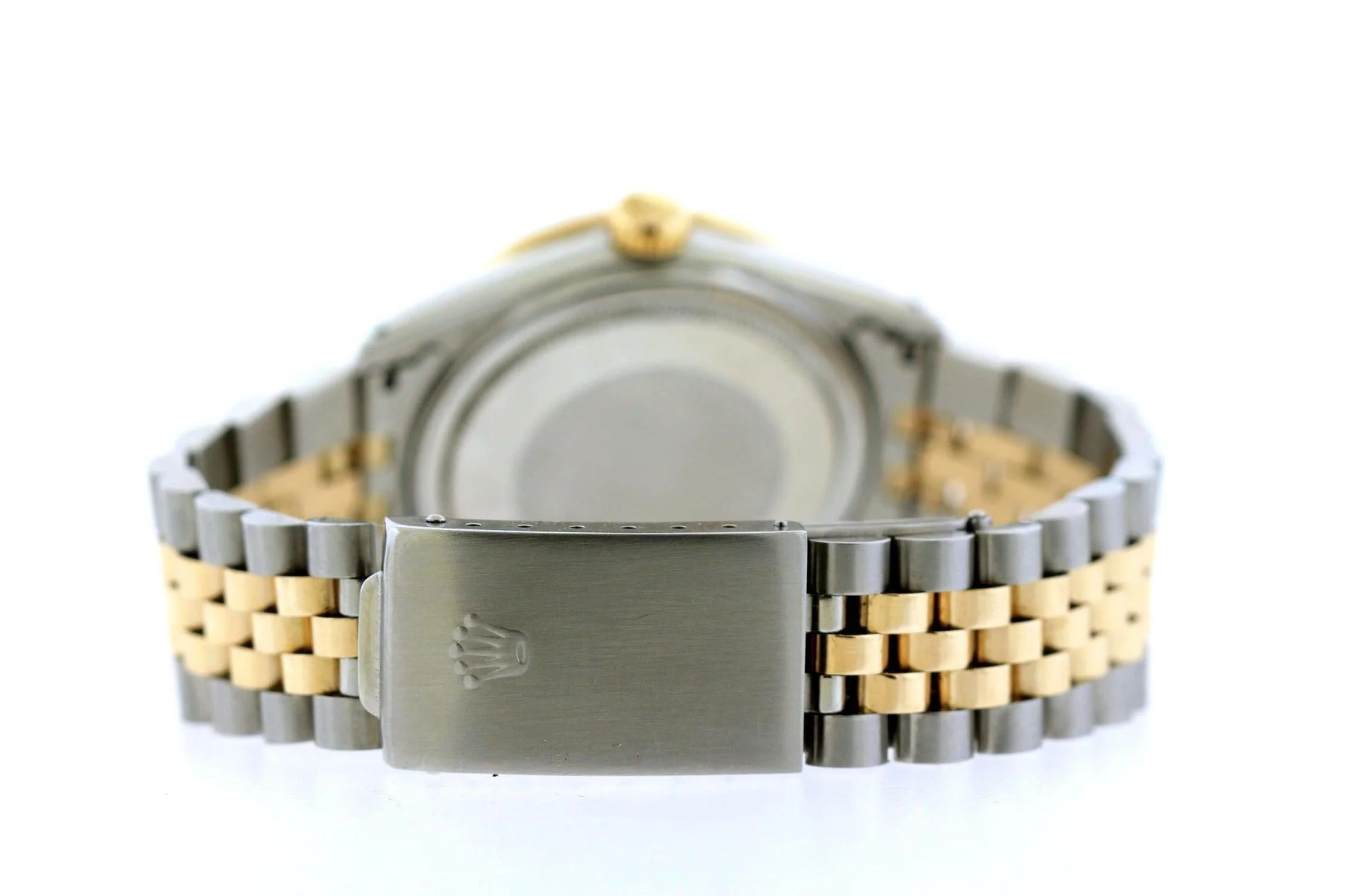 Rolex Datejust 36MM 16233 Pink Wave Arabic Diamond Dial Diamond Bezel Two Tone Yellow Gold Jubilee Bracelet 1.2ct - Image 3