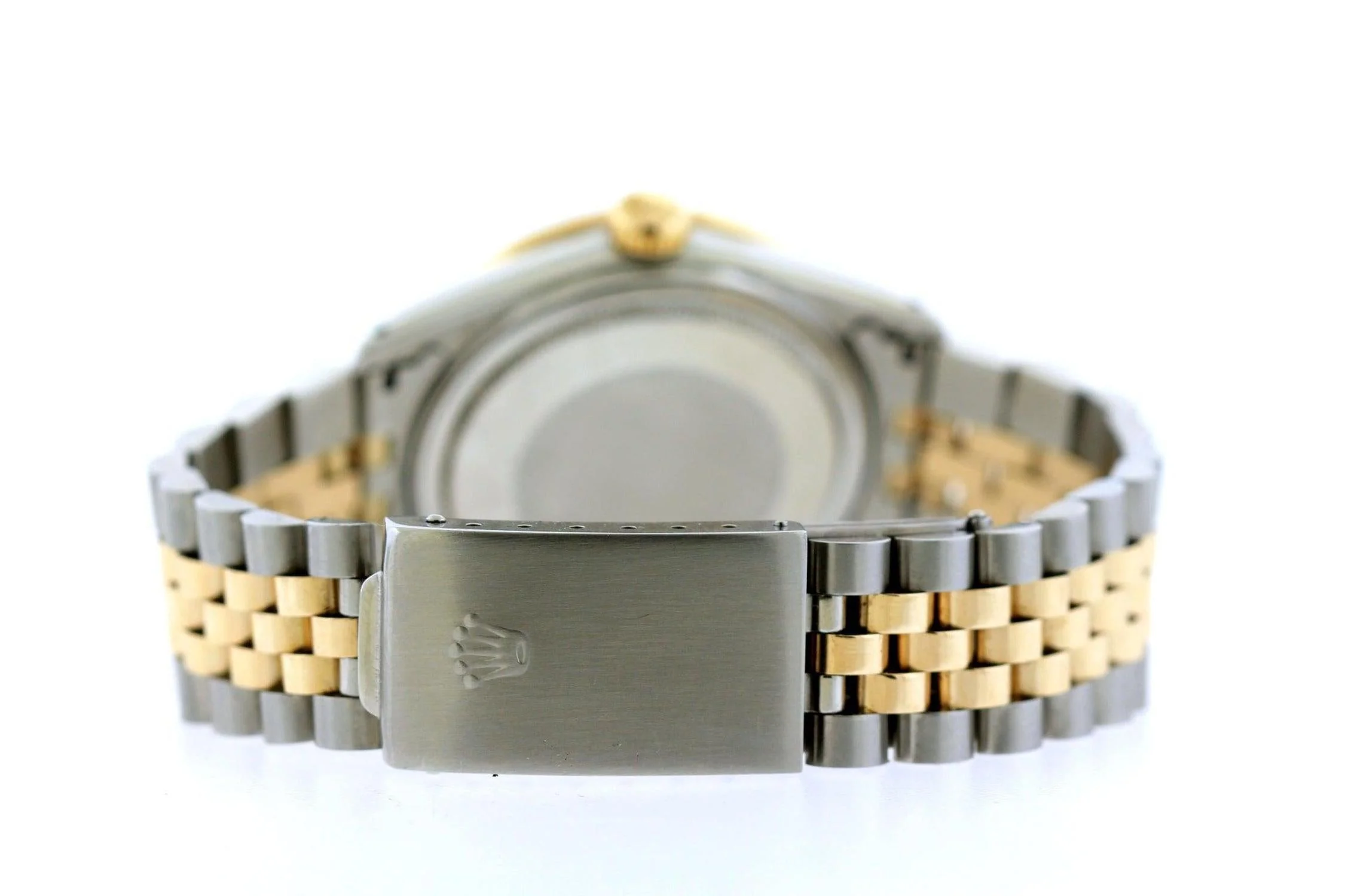 Rolex Datejust 36MM 16233 Red Roman Diamond Dial Diamond Bezel Two Tone Yellow Gold Jubilee Bracelet 1.2ct - Image 2