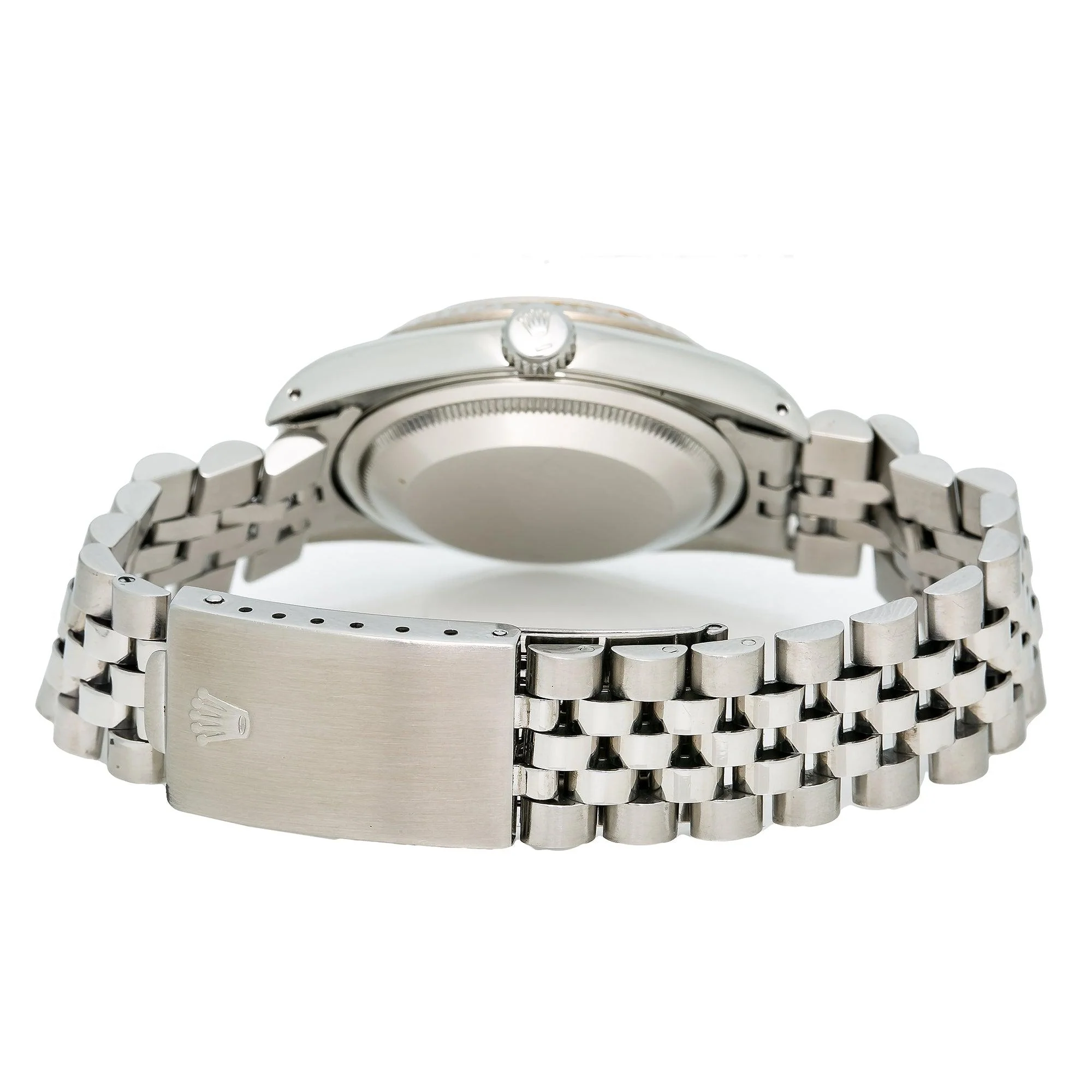 Rolex Datejust 36MM 16234 Silver Diamond Dial Fluted Bezel Stainless Steel Jubilee Bracelet - Image 5