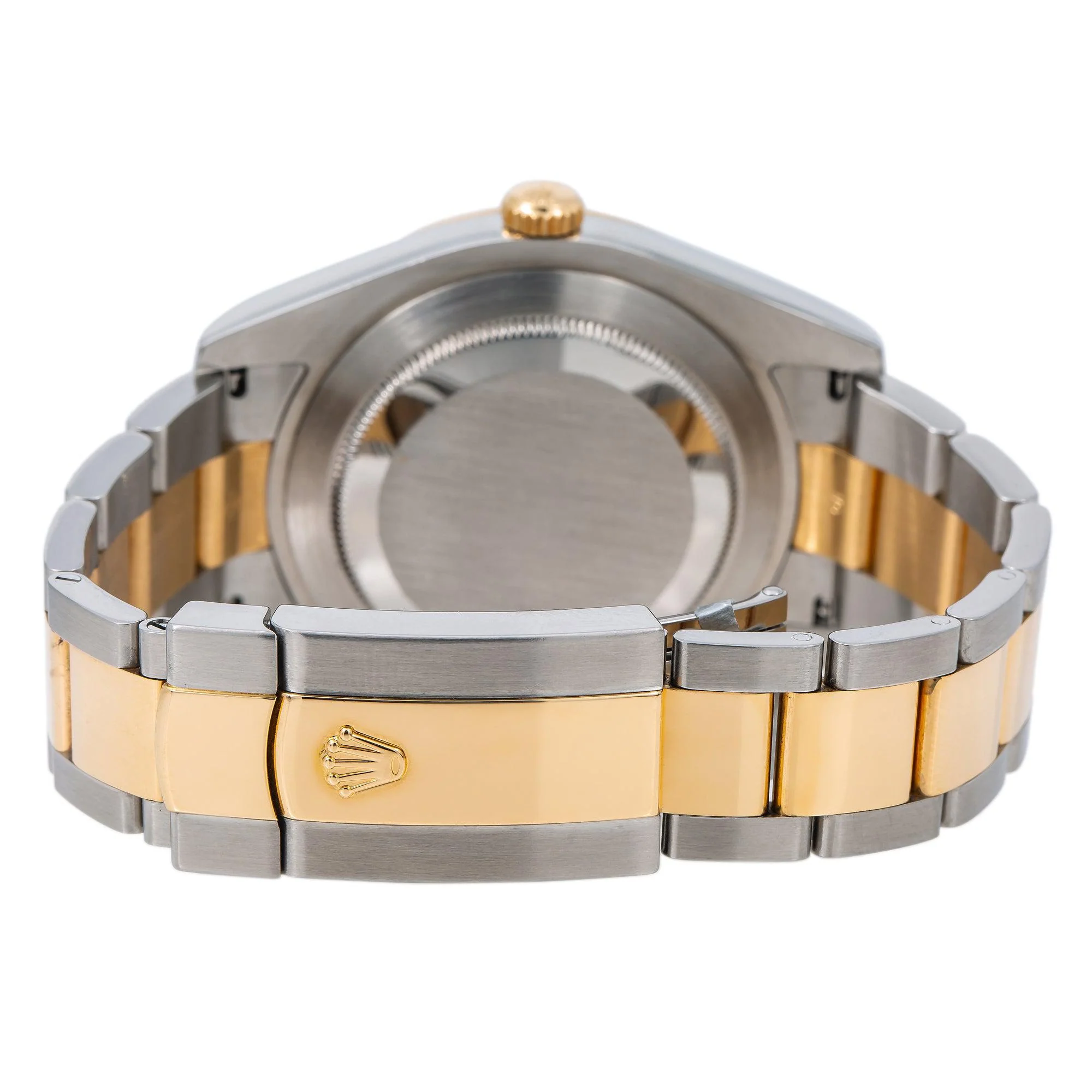 Rolex Datejust 41MM 116333 Black Roman Dial Fluted Bezel Two Tone Yellow Gold Oyster Bracelet - Image 5