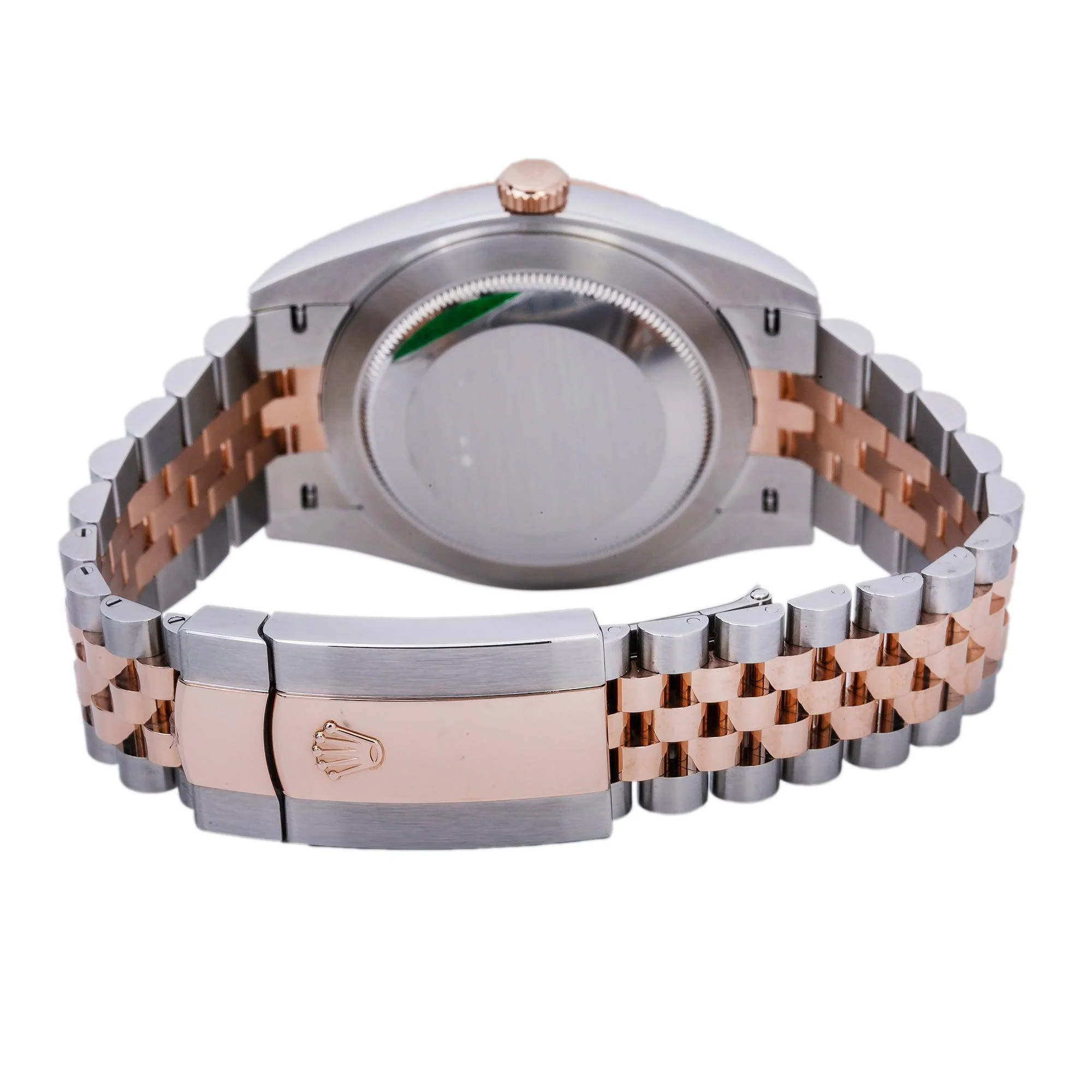 Rolex Datejust 41MM 126301 Chocolate Dial Smooth Bezel Two Tone Rose Gold Jubilee Bracelet - Image 5