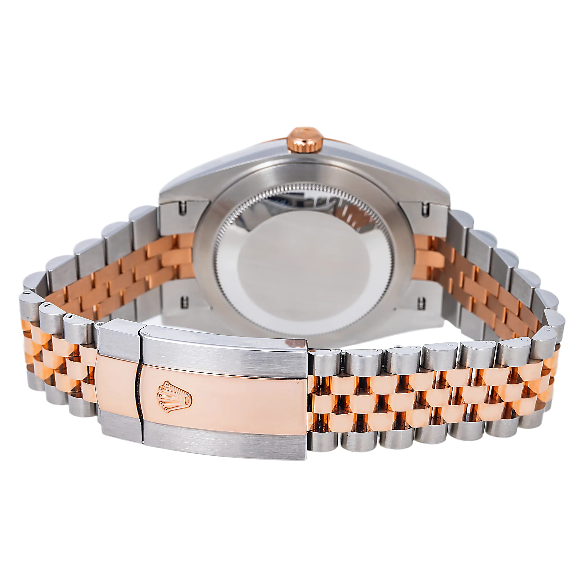 Rolex Datejust 41MM 126331 Sundust Diamond Dial Fluted Bezel Two Tone Rose Gold Jubilee Bracelet - Image 4