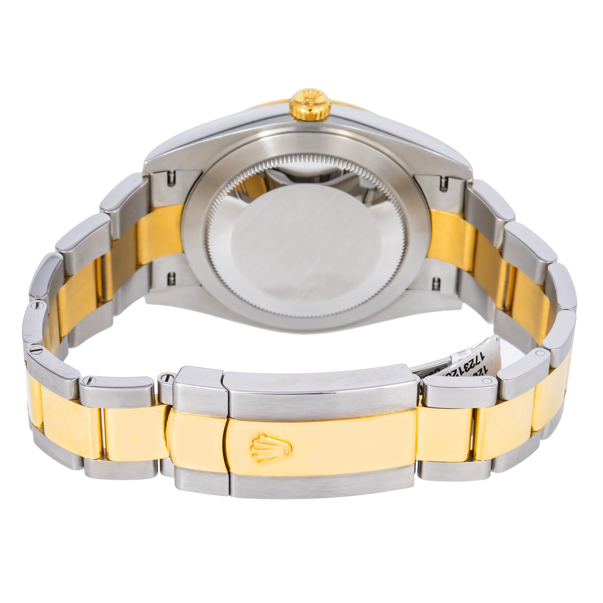 Rolex Datejust 41MM 126333 Black Dial Fluted Bezel Two Tone Yellow Gold Oyster Bracelet - Image 4