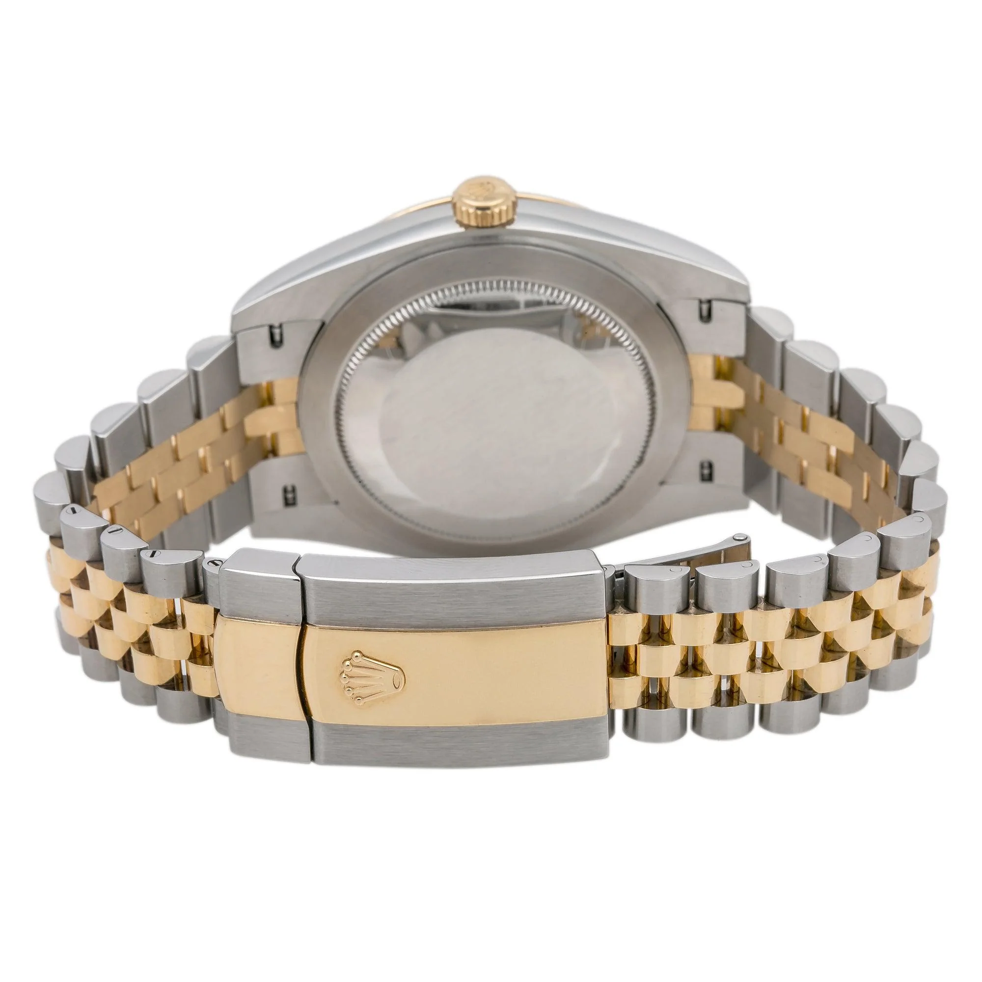 Rolex Datejust 41MM 126333 White Dial Fluted Bezel Two Tone Yellow Gold Jubilee Bracelet - Image 5