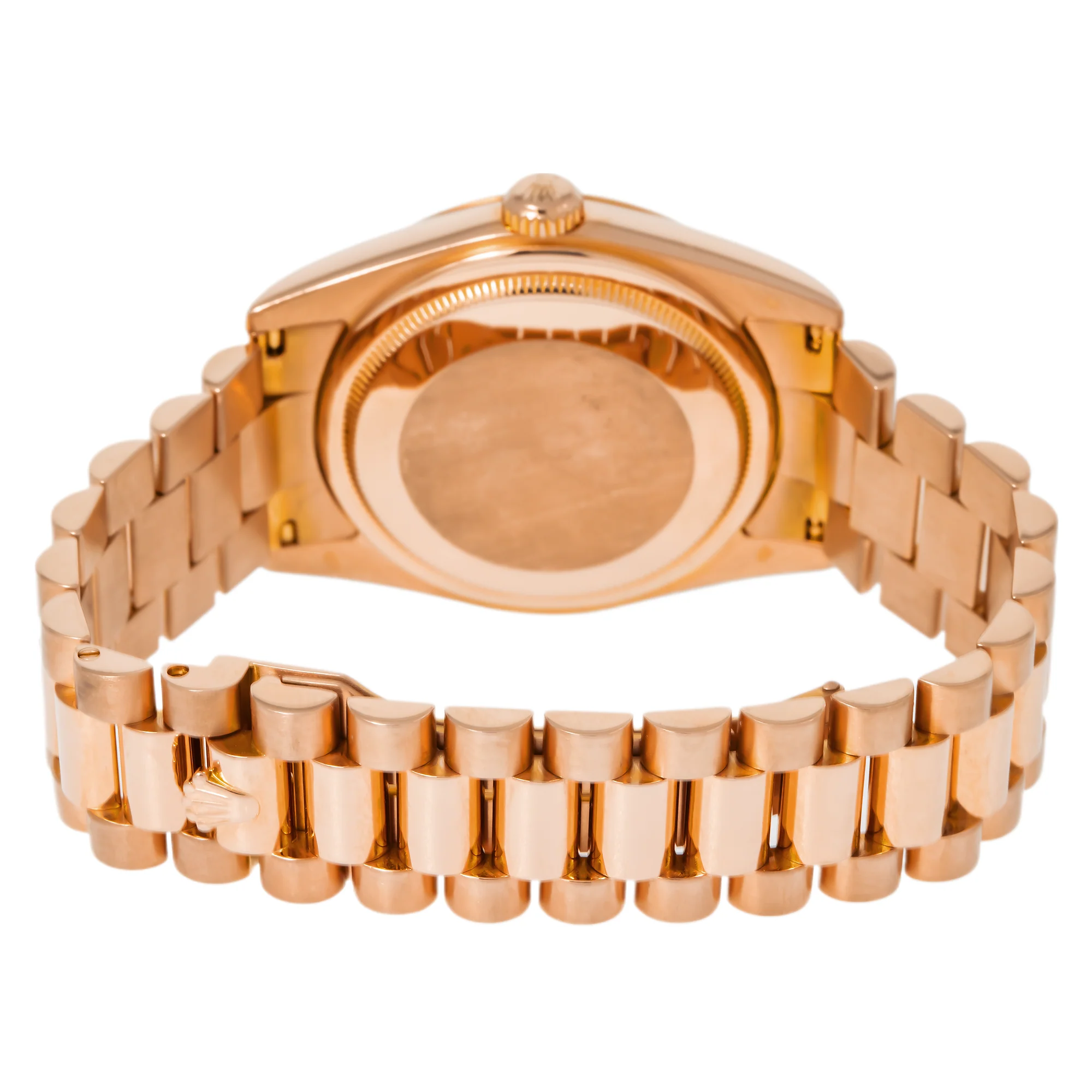 Rolex Day-Date 36MM 118235 Black Arabic Dial Fluted Bezel 18K Rose Gold President Bracelet - Image 4