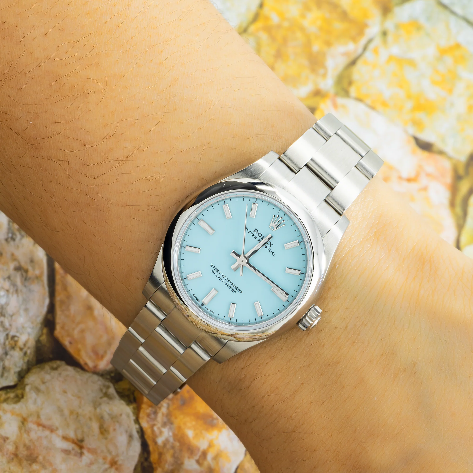 Rolex Oyster Perpetual 31MM 277200 Ice Blue Dial Smooth Bezel Stainless Steel Oyster Bracelet - Image 2