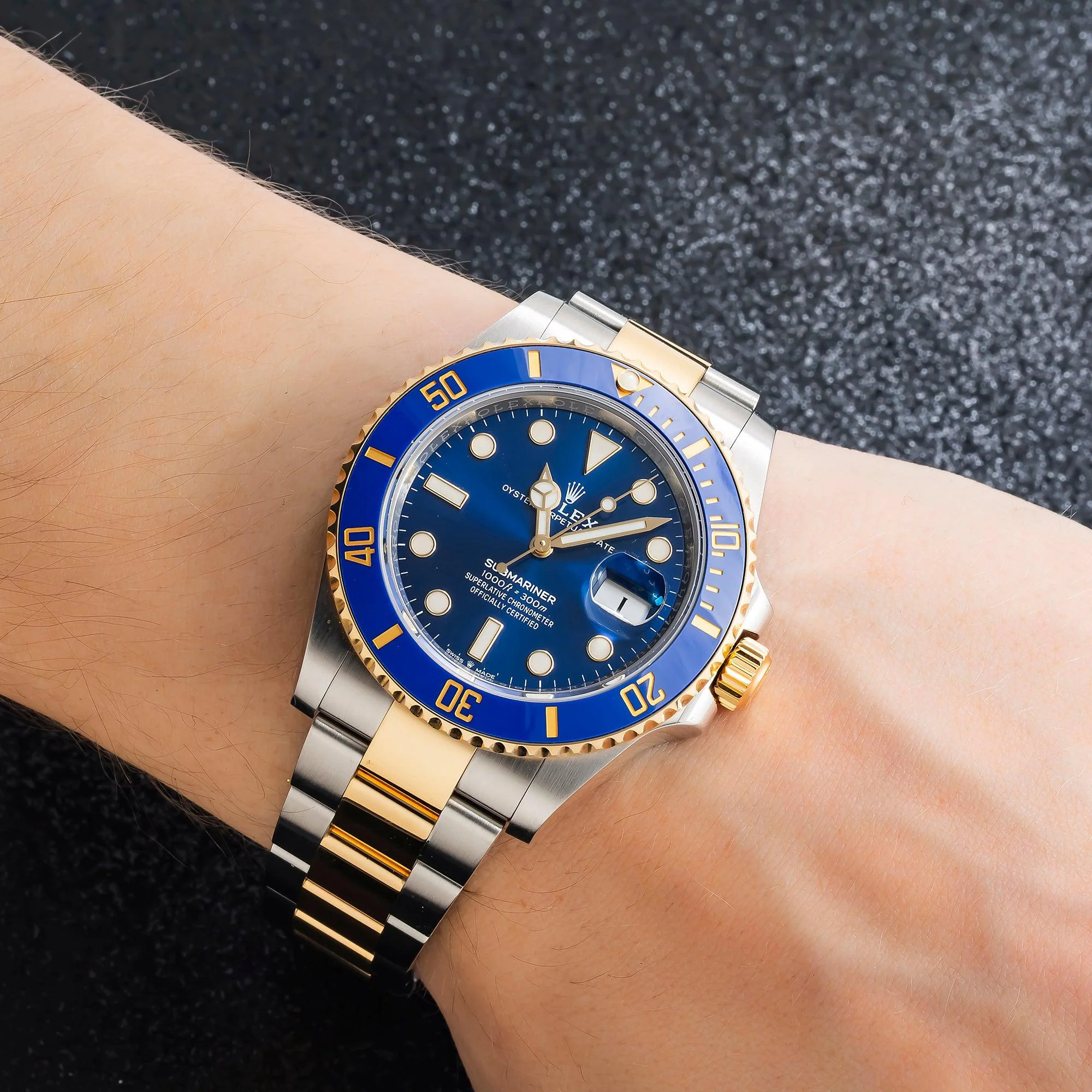 Rolex Submariner Date 41MM 126613LB Bluesy Blue Dial Blue Ceramic Bezel Two Tone Yellow Gold Oyster Bracelet - Image 2