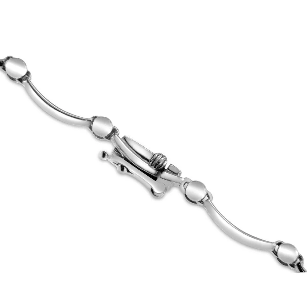 18K White Gold Round Cut Diamond Necklace 4.00CT - Image 3